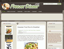 Tablet Screenshot of freezerdinner.com
